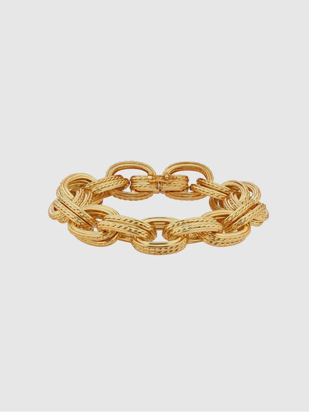 Annie Bing Gold Multi-Link Statement Bracelet - Picture 2 of 7